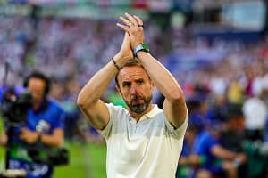 England v Slovenia Euro 2024 25/06/2024. Group C Gareth Southgate Manager of England during the Euro 2024 match between
