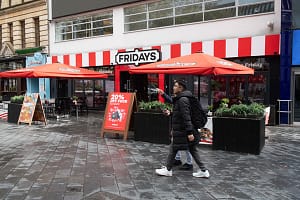 TGI Fridays Rescue Deal To Save 51 Branches and 2,400 Jobs – Tuesday 8 October 2024 – Leicester Square, London