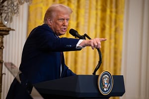 Trump and PM Modi of India Hold a Joint Press Conference