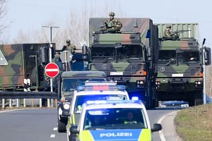 Bundeswehr exercise in Hanover
