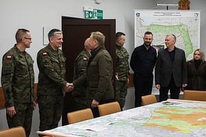 Prime minister Donald Tusk, ministers of national defence and of interior visit Polish-Belarusian border