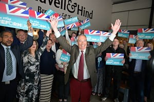 Nigel Farage visits Cheltenham