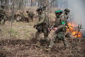 Drills of military volunteers enlisted under “Contract 18-24” programme