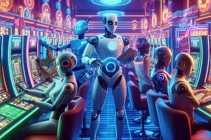 AI and Casino – bing image creator