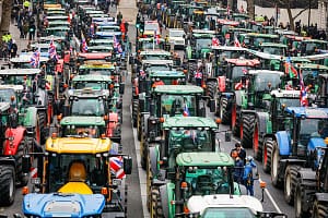 Westminster Farmers Protest, London, UK