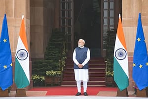 Narendra Modi meets Ursula von der Leyen