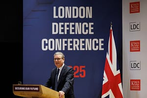 Prime Minister Keir Starmer speaks at London Defence Conference