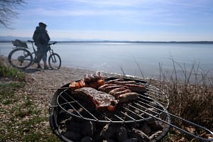 Barbecue on Lake Starnberg