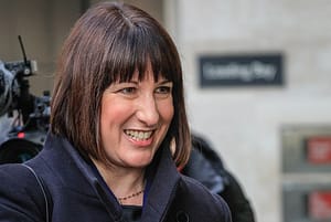 Shadow Chancellor Rachel Reeves at the BBC before Wednesday’s autumn budget, London, UK