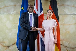 Baerbock meets new British Foreign Minister
