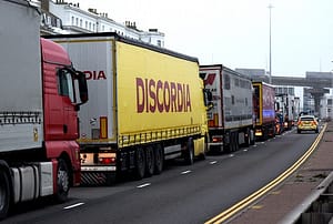 truck drivers have been forced to queue for hours