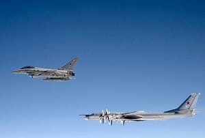 Typhoons confront Russian bombers