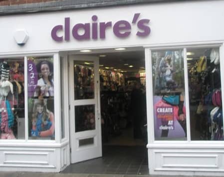 Basher Eyre / claire's in North Street
