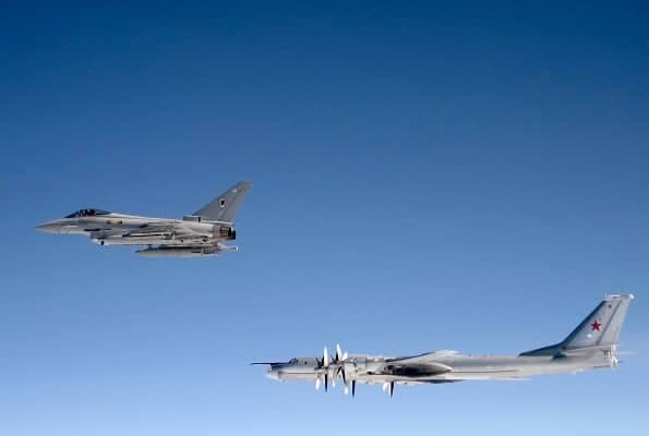 Russian Supersonic ‘Blackjack’ Nuclear Bombers Fly Close To The UK In A ...