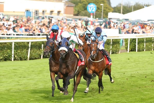 Horse racing Doncaster Races St Leger Festival SANDRINE (6) ridden by Oisin Murphy and trained by Andrew Balding winning
