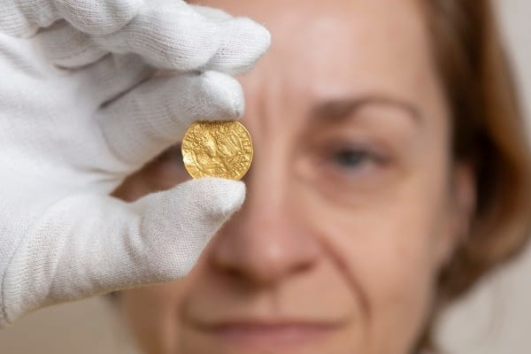 Gold coin from the 16th century