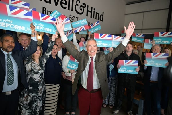 Nigel Farage visits Cheltenham