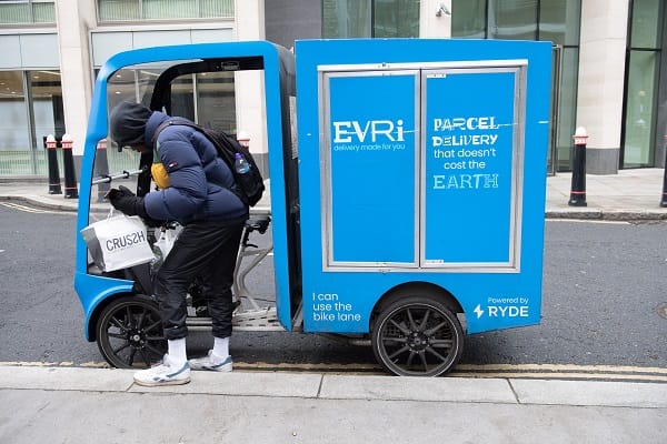 Evri to invest £19 million for e-cargo bikes – London Business News | Londonlovesbusiness.com