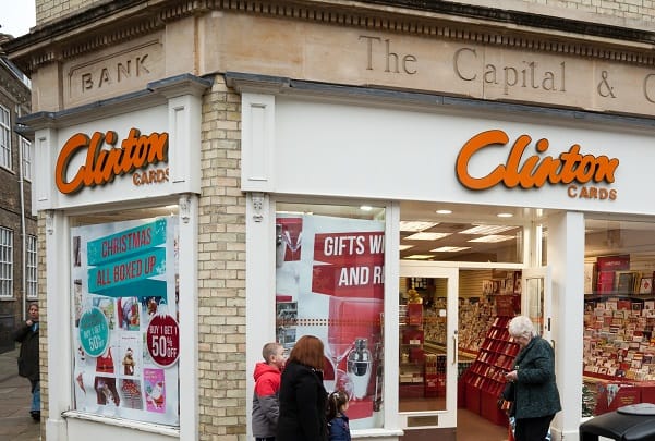 Clinton cards planning to close 38 shops to avoid insolvency