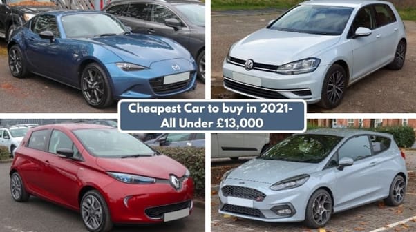 Cheapest car to buy in 2021 all under 13 000 London Business