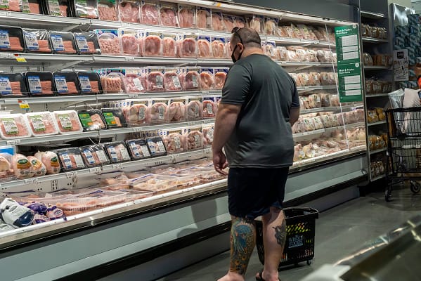 Food inflation remains at 4%
