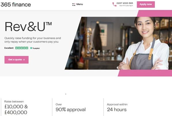 365 finance rebrands and launches Rev&U SME funding