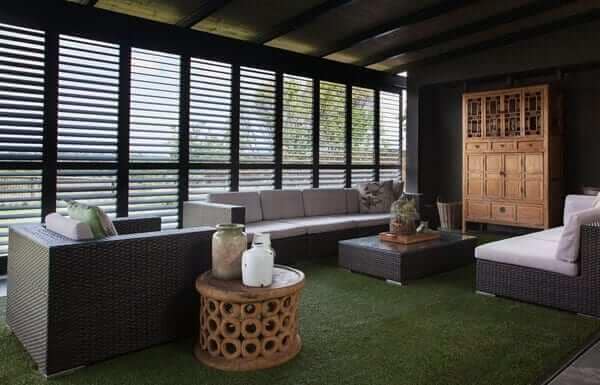 Can plantation shutters be used for security?