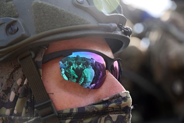 Russia claims two US ‘Bradley vehicles were destroyed’ and citizens flee fighting in Belgorod