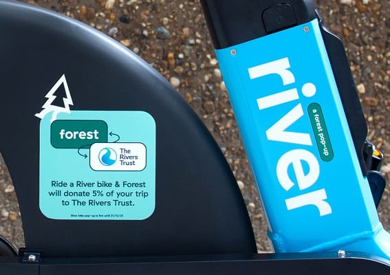 Forest launches fleet of ‘River eBikes’ in support of The Rivers Trust
